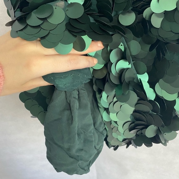 Sequinned One-Shoulder Mini Dress by Maeve - Picture 10 of 16